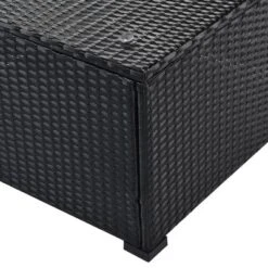 10pc Wicker Patio Sectional Seating Set With Cushion - Black/Beige - GODEER -Garden & Outdoors GUEST 00ca17c2 b711 4388 ba64 a4a2b9f1cb2e