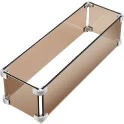 Yaheetech Tempered Glass Wind Guard Fence Fire Pit Table -Garden & Outdoors GUEST 0187ada7 d427 4606 ae60 022ef23a7c38