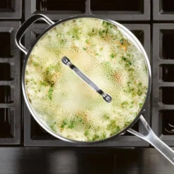 KitchenAid Stainless Steel 3-Ply Base 4.5qt Covered Deep Saute Pan With Helper Handle -Garden & Outdoors GUEST 01a8785d f603 41f5 ab2a e0dd638984ec