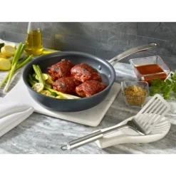 T-fal Platinum Unlimited Nonstick 12" Fry Pan With Induction Base - Dark Gray -Garden & Outdoors GUEST 01dd849c b739 4364 84e9 efded8d761bc