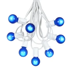 Novelty Lights 25 Feet G30 Globe Outdoor Patio String Lights, White Wire -Garden & Outdoors GUEST 020147e9 e934 469a 8799 c64f718062cb