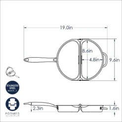 Nordic Ware Italian Frittata And Omelet Pan- Gray -Garden & Outdoors GUEST 02927cd6 2520 4c26 880f 2704200bf301