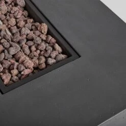 Augusta 5pc Wood & Wicker Chat Set With Fire Pit - Natural/Gray/Dark Gray - Christopher Knight Home -Garden & Outdoors GUEST 0349721e a5f6 4713 be03 d051c7ddab53