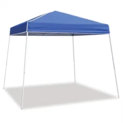 Z-Shade Angled Leg Canopy Tent With Push Button Locking System And 4 Pack Of 5 Pound Plastic Concrete Filled Leg Weight Plates, Blue 6 Z-Shade Angled Leg Canopy Tent With Push Button Locking System And 4 Pack Of 5 Pound Plastic Concrete Filled Leg Weight Plates, Blue -Garden & Outdoors GUEST 042ae415 445f 4628 9cdc 50b84f5e06ab