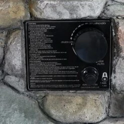 Sunnydaze Decor Sunnydaze Outdoor Cast Rock Design Propane Gas Fire Pit Column For Outside Patio & Deck With Lava Rocks, Waterproof Cover And Steel Burner - 30" -Garden & Outdoors GUEST 05002439 123e 432d 8e2f c42f7216a4f3