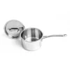 BergHOFF Professional Tri-Ply 18/10 Stainless Steel 8" Saucepan With Stainless Steel Lid 3.3Qt.