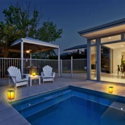 8" LED Solar Portable Outdoor Lantern With Flame - Techko Maid 17 8" LED Solar Portable Outdoor Lantern With Flame - Techko Maid -Garden & Outdoors GUEST 06d82a58 70ba 483d a1c3 47a3f2866090