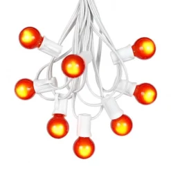 Novelty Lights 25 Feet G30 Globe Outdoor Patio String Lights, White Wire -Garden & Outdoors GUEST 07181cc6 76c3 42d4 ae41 8673654d2c01