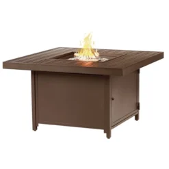 42" Square 55000 BTUs Propane Glass Fire Pit Table Set With 2 Covers - Gray - Oakland Living 17 42" Square 55000 BTUs Propane Glass Fire Pit Table Set With 2 Covers - Gray - Oakland Living -Garden & Outdoors GUEST 07af6561 e7eb 4be3 983b 8fb69a03dbbb