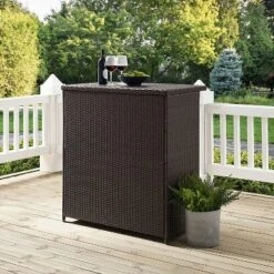 Crosley Palm Harbor Outdoor Wicker Bar -Garden & Outdoors GUEST 08f2ca38 c7e6 4410 9097 7cc9843a4353
