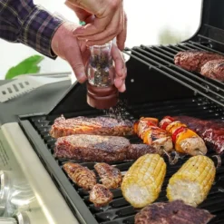 Grill Boss GBC1449M Outdoor BBQ 4 Burner Propane Gas Grill For Barbecue Cooking With Side Burner, Lid, Wheels, Shelves, & Bottle Opener, Black 7 Grill Boss GBC1449M Outdoor BBQ 4 Burner Propane Gas Grill For Barbecue Cooking With Side Burner, Lid, Wheels, Shelves, & Bottle Opener, Black -Garden & Outdoors GUEST 09333a5f 8ec7 4c4a 88ae 7d913dbeb164