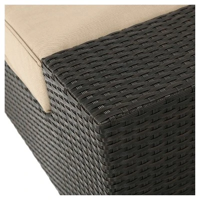 Santa Cruz 7pc Wicker Sofa Set With Cushions - Christopher Knight Home 2 Santa Cruz 7pc Wicker Sofa Set With Cushions - Christopher Knight Home - Image 2