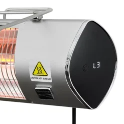 Kenmore Carbon Infrared 1500W Electric Patio Heater With Tripod & Remote Silver -Garden & Outdoors GUEST 0a616ed6 d7ab 4852 bd76 4a5af97dc439