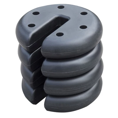 Z Shade 10x10 Foot Angled Leg Instant Shade Canopy Tent Portable Shelter, Green & Durable Plastic 5 Pound Canopy Tent Leg Weight Plates, Set Of 4 2 Z Shade 10x10 Foot Angled Leg Instant Shade Canopy Tent Portable Shelter, Green & Durable Plastic 5 Pound Canopy Tent Leg Weight Plates, Set Of 4 - Image 2