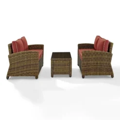 Bradenton 3pc Outdoor Wicker Seating Set - Crosley 23 Bradenton 3pc Outdoor Wicker Seating Set - Crosley -Garden & Outdoors GUEST 0b27a12a 835f 4c36 8ce1 01197a8c508e