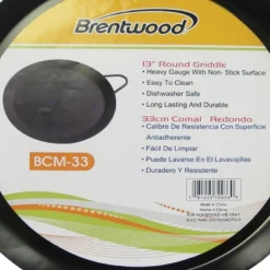 Brentwood Carbon Steel Nonstick Round Comal Griddle (13-In.) -Garden & Outdoors GUEST 0c8322aa ecb2 4fae bcd0 760b02f510fa