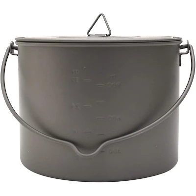 TOAKS Titanium 1300ml Outdoor Camping Cook Pot With Bail Handle POT-1300-BH 2 TOAKS Titanium 1300ml Outdoor Camping Cook Pot With Bail Handle POT-1300-BH - Image 2