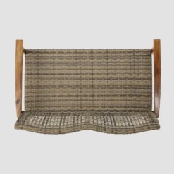 Hampton Wicker Loveseat - Natural/Gray - Christopher Knight Home -Garden & Outdoors GUEST 10488d9f cce5 47a7 8fb4 e746c77ab81e