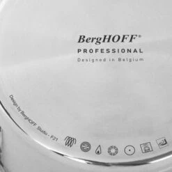 BergHOFF Professional Tri-Ply 18/10 Stainless Steel 8" Saucepan With Stainless Steel Lid 3.3Qt. -Garden & Outdoors GUEST 12a14de1 b663 4a72 93cd c5867d0265fd
