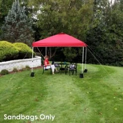 Sunnydaze Decor Sunnydaze Polyester Sandbag Canopy Weights - Black - Set Of 4 -Garden & Outdoors GUEST 14591ad8 bf25 488a 8ae7 2fe23670a4fe