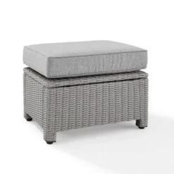 Bradenton Outdoor Wicker Ottoman - Crosley -Garden & Outdoors GUEST 16d05e88 7756 4230 872a f39c95e46750