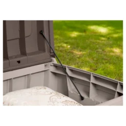 Novel 90 Gallon Outdoor Storage Box - Beige/Brown - Keter -Garden & Outdoors GUEST 1a32a5bc 886a 48f0 9b6d 633b1d965628