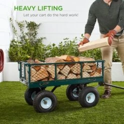 Best Choice Products Heavy-Duty Steel Garden Wagon Lawn Utility Cart W/ 400lb Capacity, Removable Sides, Handle 12 Best Choice Products Heavy-Duty Steel Garden Wagon Lawn Utility Cart W/ 400lb Capacity, Removable Sides, Handle -Garden & Outdoors GUEST 1ade9c24 e57b 4ba3 9c13 4c8f4408ad8d
