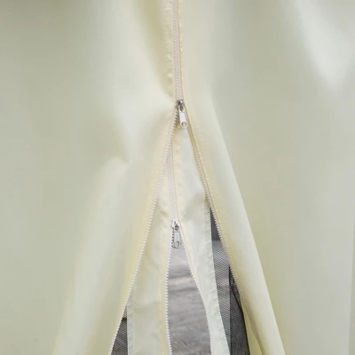 Outsunny 10' X 13' Soft Top Outdoor Patio Gazebo With Polyester Curtains & Air Netting Venting Screens & Aluminum Frame, Cream White 5 Outsunny 10' X 13' Soft Top Outdoor Patio Gazebo With Polyester Curtains & Air Netting Venting Screens & Aluminum Frame, Cream White - Image 5