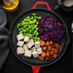 Bruntmor 12'' Pre-seasoned Cast Iron Frying Pan - Red 10 Bruntmor 12'' Pre-seasoned Cast Iron Frying Pan - Red -Garden & Outdoors GUEST 1cf7b426 55ad 47ee 87fb 9e960c645952