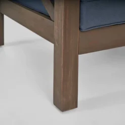 8pc Brava Acacia Sectional Patio Sofa Set -Gray Christopher Knight Home -Garden & Outdoors GUEST 1dd9fb11 7160 4507 a801 f60db35c0f31