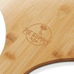 Pie Supply Bamboo Pizza Peel For Baking And Serving, Wood Paddle Cutting Board With Handle And Hanging Strap -Garden & Outdoors GUEST 1ed81d3c 5465 4573 9364 4519afc7b57f