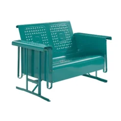 Bates Outdoor Loveseat Glider - Turquoise Gloss - Crosley -Garden & Outdoors GUEST 1f41ff41 7fce 464b b35a 225ad258f08d