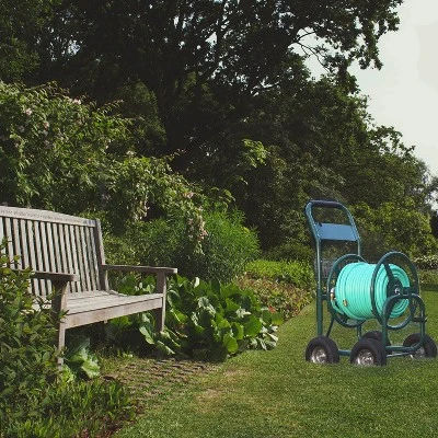 Liberty Garden Products 4 Wheel Hose Reel Cart Holds Up To 350 Feet (2 Pack) 2 Liberty Garden Products 4 Wheel Hose Reel Cart Holds Up To 350 Feet (2 Pack) - Image 2