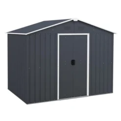 Costway 5.7 FT X 7.5 FT Outside Storage Shed Double Door Outdoor Tool House WithAir Window -Garden & Outdoors GUEST 20c8810f 125c 43be 8e62 b7de1da32aea
