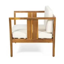 Nicholson Outdoor 4 Seater Acacia Wood Chat Set - Teak/Beige - Christopher Knight Home 19 Nicholson Outdoor 4 Seater Acacia Wood Chat Set - Teak/Beige - Christopher Knight Home -Garden & Outdoors GUEST 212a4307 af0f 4088 a975 74b832132b68