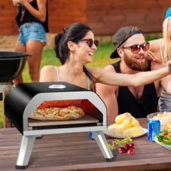 Costway Outdoor Gas Pizza Oven Portable Propane Pizza Stove With Oven Cover Pizza Stone -Garden & Outdoors GUEST 24a70573 a841 4033 8483 e989b3f3e213