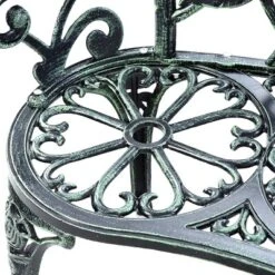 Antique Aluminum Bench Patio Garden Chair Porch Cast For Outdoor Green -Garden & Outdoors GUEST 2572db0b 61ae 472d 9ac8 c4fa122008d9