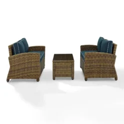 Bradenton 3pc Outdoor Wicker Seating Set - Crosley 21 Bradenton 3pc Outdoor Wicker Seating Set - Crosley -Garden & Outdoors GUEST 25b36c23 f562 4511 85d0 ab54bcb47148