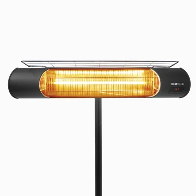 Sengoku HeatMate Weatherproof Outdoor Graphite Heater With Tripod Stand And Remote Control For Decks, Patios, And Backyard Areas, Black (2 Pack) 2 Sengoku HeatMate Weatherproof Outdoor Graphite Heater With Tripod Stand And Remote Control For Decks, Patios, And Backyard Areas, Black (2 Pack) - Image 2