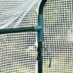 Outsunny 47.25" X 73.25" X 74.25" Walk-in Greenhouse, Outdoor Portable Plant Flower Growing Warm House With Roll-up Door And 4 Shelves, White -Garden & Outdoors GUEST 2800d9ab c4f3 49d2 a08d 76f974f2d45b