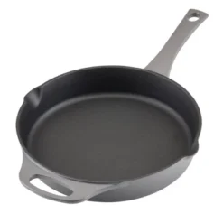 Rachael Ray Premium RUST-RESISTANT Cast Iron Skillet 10" Gray -Garden & Outdoors GUEST 2955469b 0183 4713 88c2 db45d19529c4