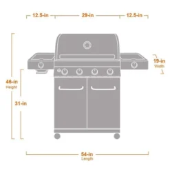 4-Burner Propane Stainless Steel Gas Grill Model 24367- Monument Grills -Garden & Outdoors GUEST 2ba54dbc 1951 49f2 96a2 3b0376a58b95