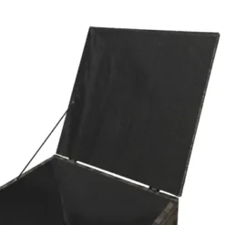 4pc Wicker Patio Conversation Set With Cushions - Gray/Beige - GODEER -Garden & Outdoors GUEST 2bb50210 64a9 4fc2 ad2b 61d59fccca17