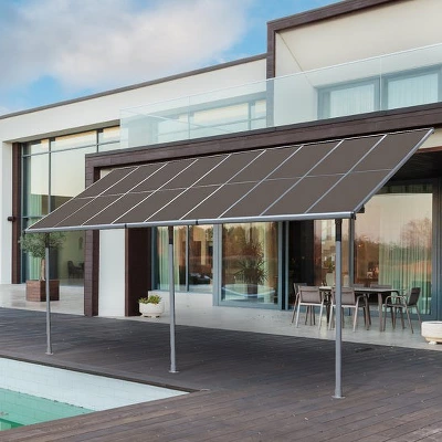 Aoodor Wall Mount Gazebo Outdoor Pergola Polycarbonate Gazebo Panels Canopy 9 Aoodor Wall Mount Gazebo Outdoor Pergola Polycarbonate Gazebo Panels Canopy - Image 9