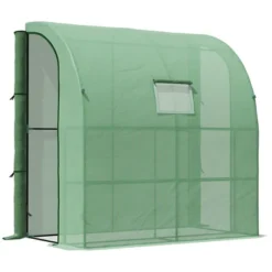 Outsunny 7' X 3' X 7' Outdoor Walk-In Greenhouse, Plant Nursery With Roll-up Windows, PE Cover, And 3 Wire Shelves -Garden & Outdoors GUEST 2d1c2f4f 2324 4ec0 9e0b 292127ca7974