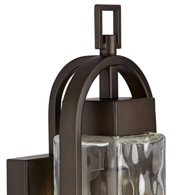 Possini Euro Design Winona Modern Outdoor Wall Light Fixture Bronze 16 1/4" Water Glass For Post Exterior Barn Deck House Porch Yard Posts Patio Home 2 Possini Euro Design Winona Modern Outdoor Wall Light Fixture Bronze 16 1/4" Water Glass For Post Exterior Barn Deck House Porch Yard Posts Patio Home - Image 2
