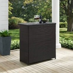 Crosley Palm Harbor Outdoor Wicker Bar -Garden & Outdoors GUEST 2ece1867 e399 4d70 a0d1 413aa8a47fb4