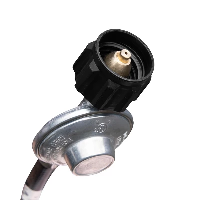 Merrick Lane Stainless Steel 7.5' Tall 40,000 BTU Outdoor Propane Patio Heater With Wheels 2 Merrick Lane Stainless Steel 7.5' Tall 40,000 BTU Outdoor Propane Patio Heater With Wheels - Image 2