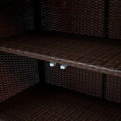 Teamson Home 39.5" Veronica Rolling Outdoor PE Rattan Bar Cart With Storage, Brown 21 Teamson Home 39.5" Veronica Rolling Outdoor PE Rattan Bar Cart With Storage, Brown -Garden & Outdoors GUEST 311a0dbf 43a8 4194 ba79 3df64aaebb83