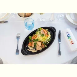 Staub Cast Iron 14.5-inch X 8-inch Covered Fish Pan - Matte Black